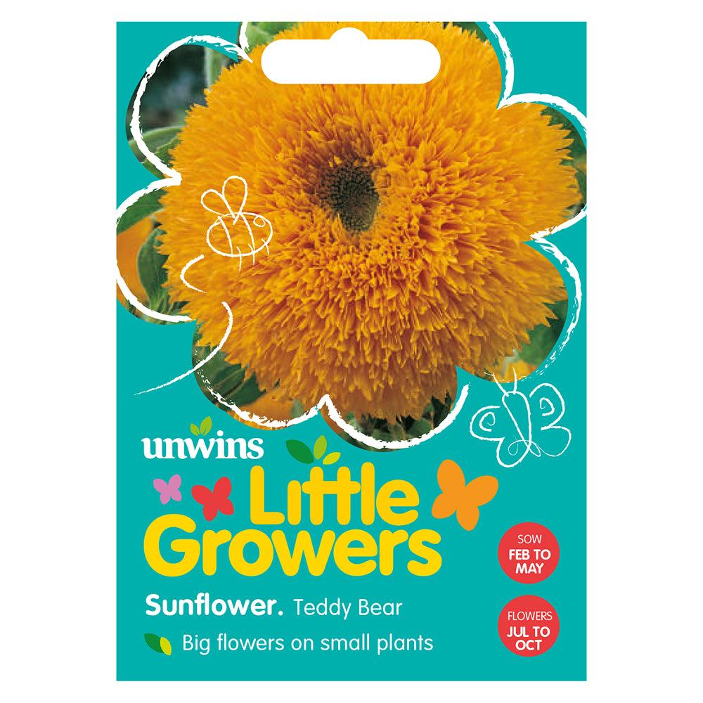 unwins-little-growers-sunflower-teddy-bear-seeds
