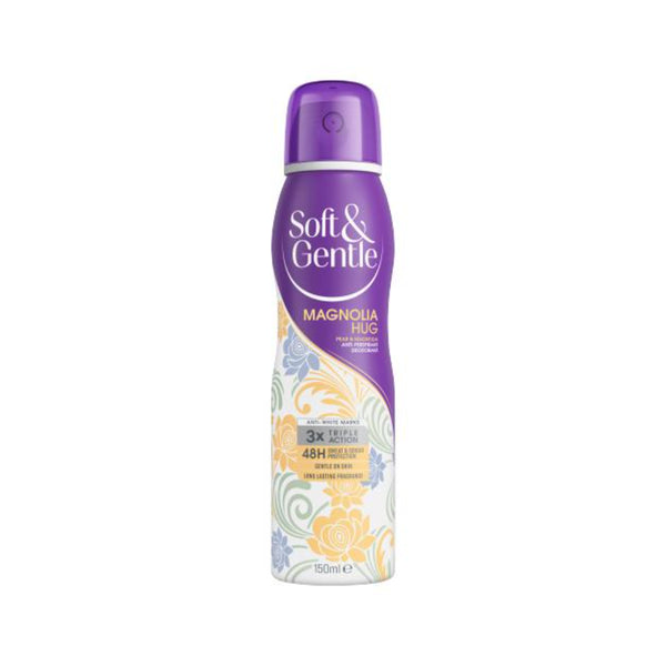 Soft & Gentle Magnolia Hug Anti-Perspirant Spray | 150 ml, 48-Hour Protection