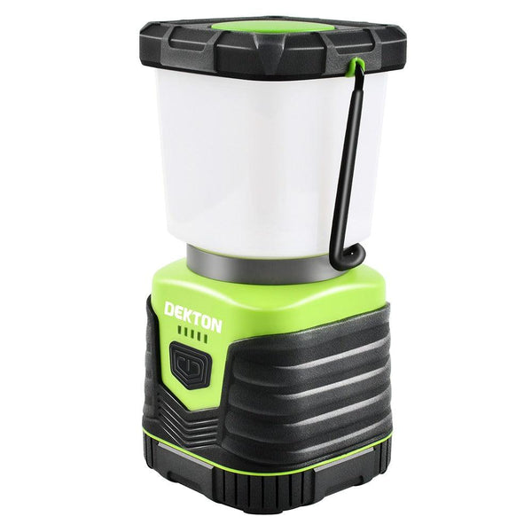 Dekton Robust Rechargeable Camping Lantern | Impact-Resistant Plastic