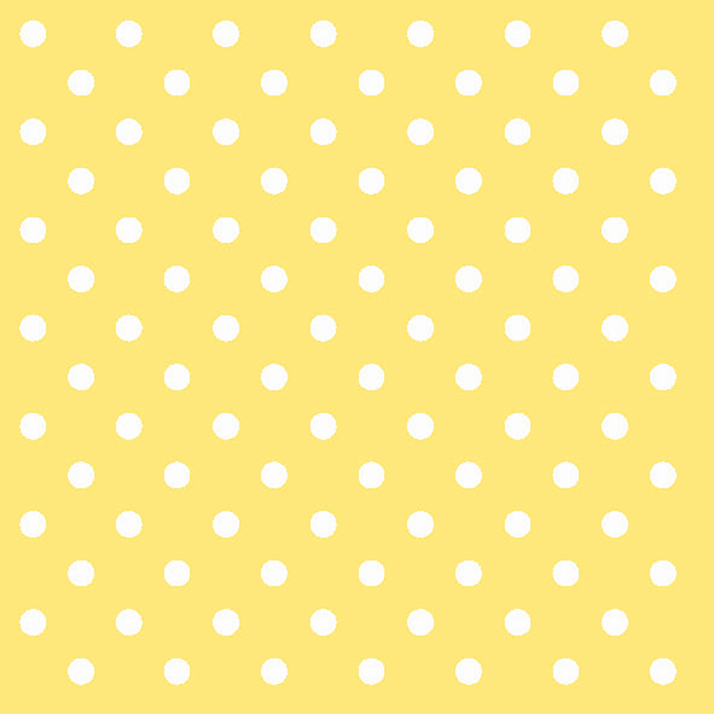 Ambiente Yellow Polka Dot Napkins - Pack of 20