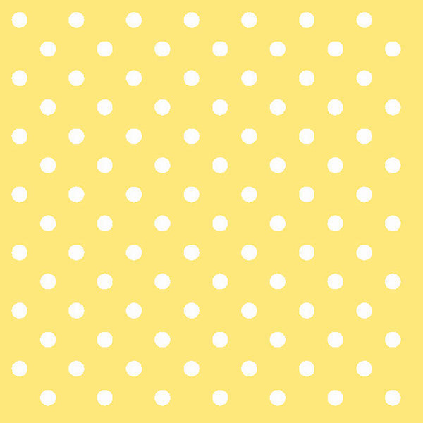 Ambiente Yellow Polka Dot Napkins - Pack of 20