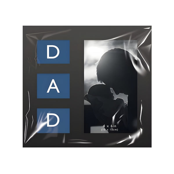 Best Dad Blue "DAD" Photo Frame | 4 x 6 Inch