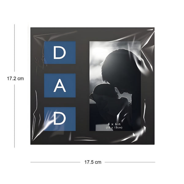 Best Dad Blue "DAD" Photo Frame | 4 x 6 Inch