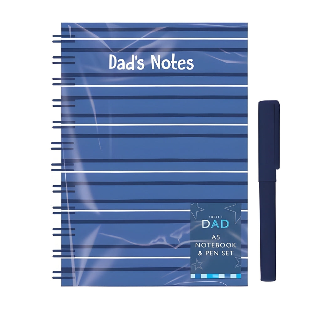 Best Dad A5 Notebook & Pen Set | Father's Day Gift