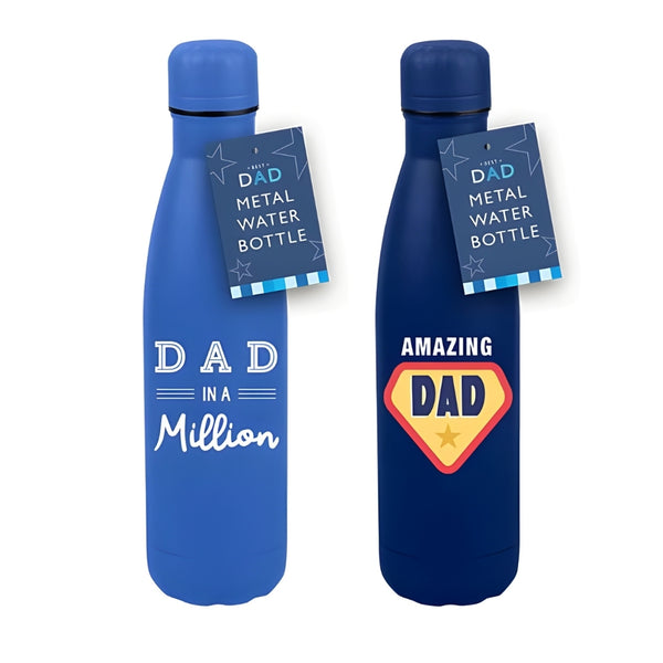 Best Dad Metal Water Bottle Set | Father's Day Gift for Dads