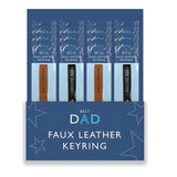 Best Dad Faux Leather Keyring | Father's Day Gift