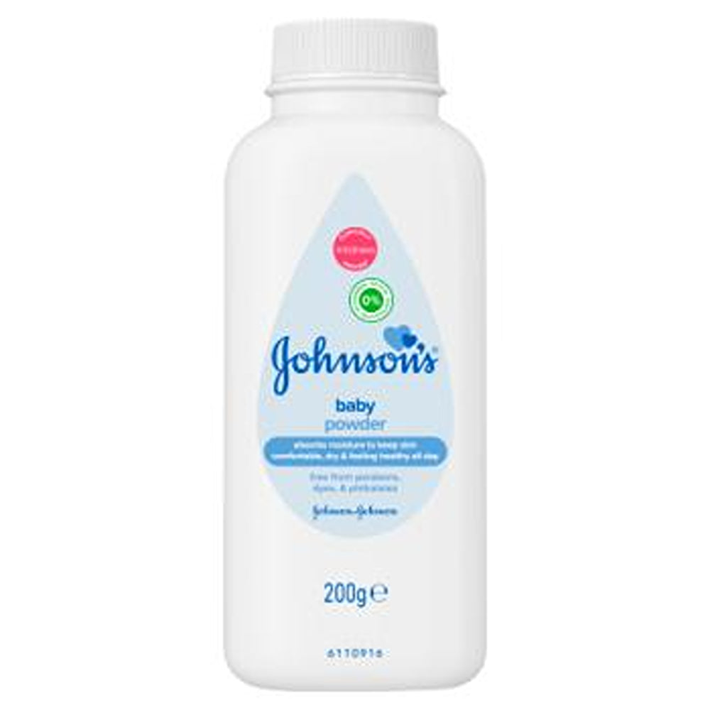 Johnson & Johnson Natural Baby Powder | 2x Moisture Absorption | 250ml
