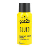 Schwarzkopf Got2B Blasting Freeze Spray Mini | Extreme Hold, Humidity Resistant | 100ml