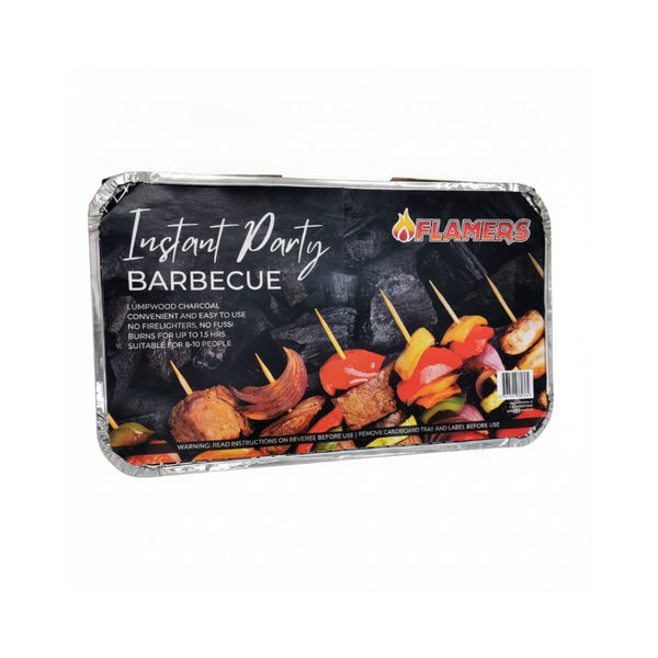 Flamers Instant Party Barbeque - Burns Up To 1.5 Hours