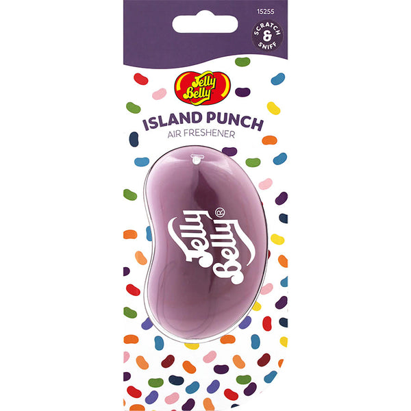 Jelly Belly 3D Island Punch Hanging Air Freshener | Jelly Bean Shape, Purple