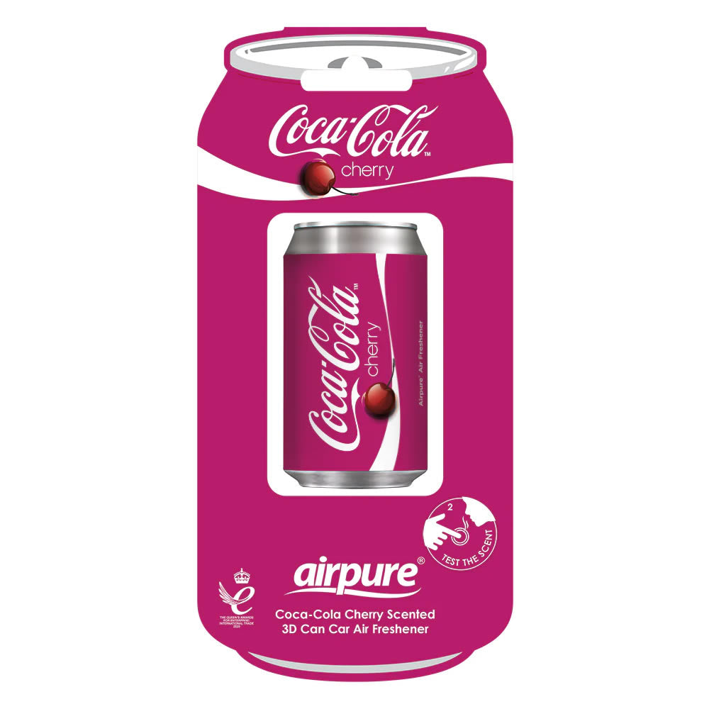 Coca Cola Cherry Vent Can Car Air Freshener | Odour Neutralising