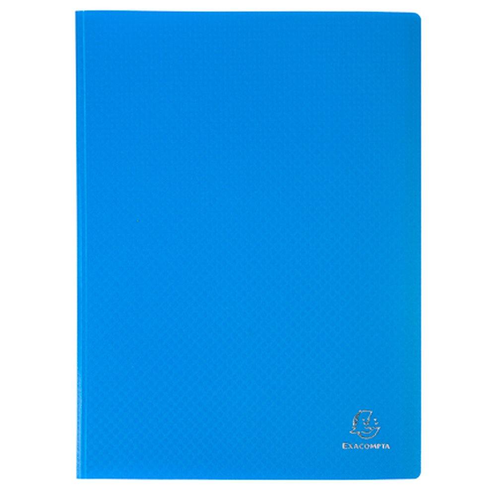 Exacompta Blue Opaque Display Book | 40 Pockets