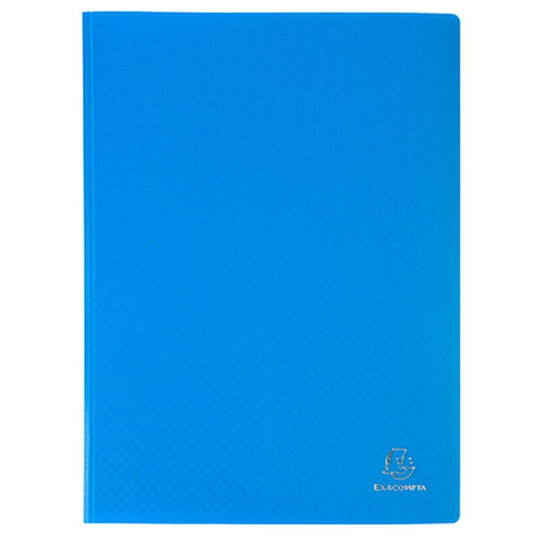 Exacompta Blue Opaque Display Book | 40 Pockets