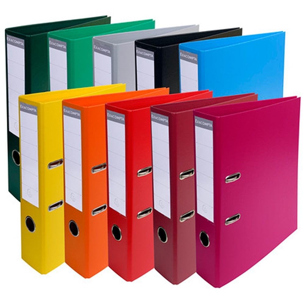 Exacompta PremTouch PVC Lever Arch Files | Metal Reinforced Edges