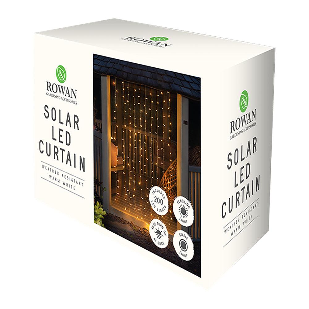 Rowan 200 Warm White LED Solar Light Curtain - Choice Stores