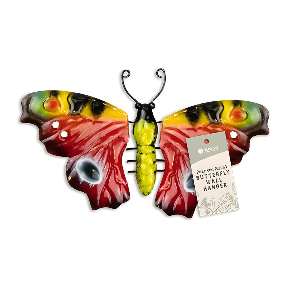 Rowan Painted Metal Butterfly Wall Hanger | 22cm - Choice Stores
