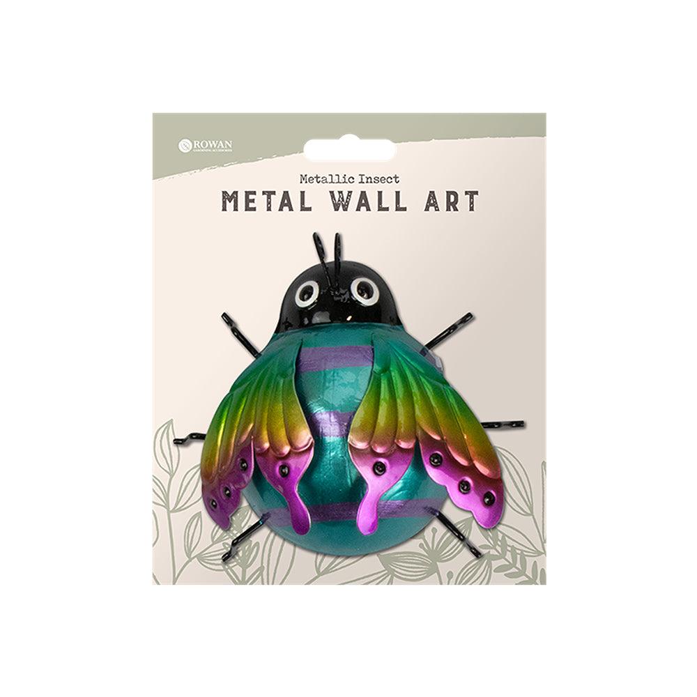 Rowan Multicoloured Metallic Metal Wall Art Insect - Choice Stores
