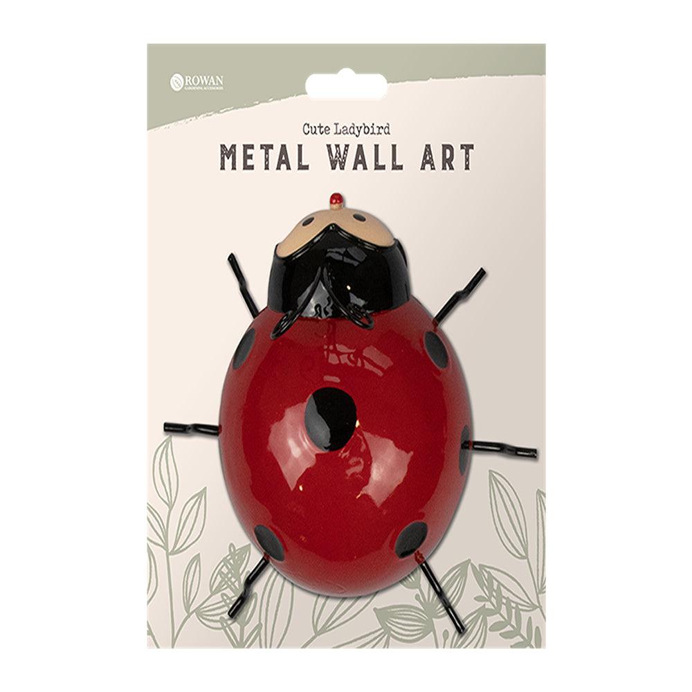 Rowan Cute Ladybird Metal Wall Decoration | 13cm - Choice Stores