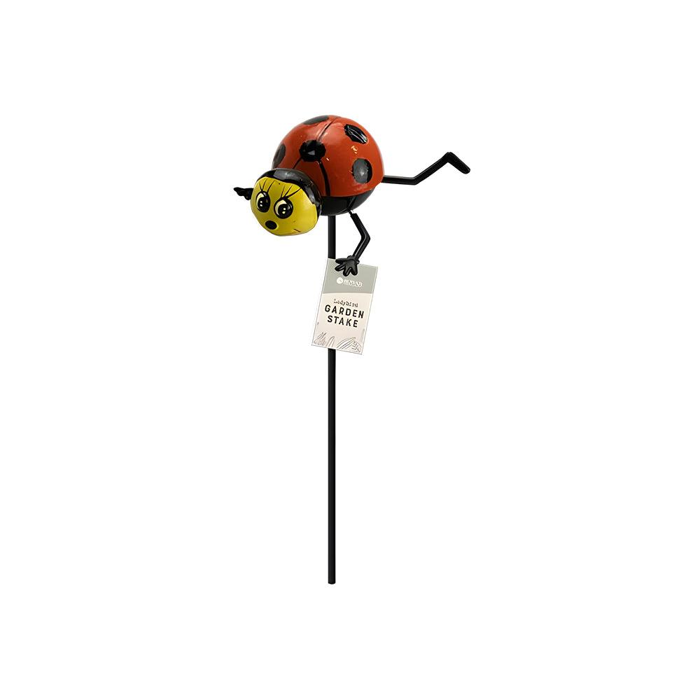 Rowan Wobbly Ladybird Garden Stake | Assorted Colour | 42.5cm - Choice Stores