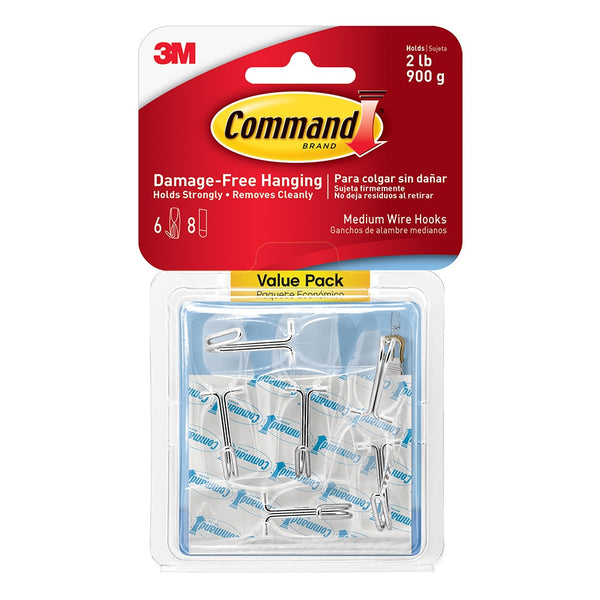Command Medium Wire Toggle Hook | Damage-Free Hanging up to 1kg