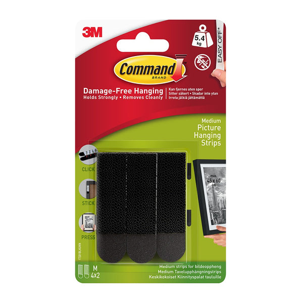 Command 3M Medium Picture Hanging Strips | Holds up to 5.4 kg