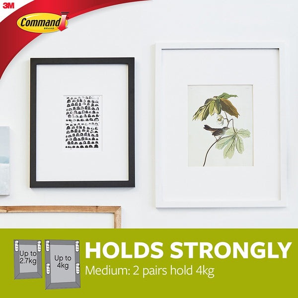 Command 3M Medium Picture Hanging Strips | Holds up to 5.4 kg