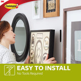 Command Large Picture Hanging Strips | Black | Supports up to 7.2 kg