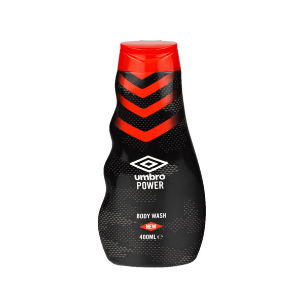 Umbro Power Body Wash | 400ml, Flip-Top Cap, Ergonomic Bottle