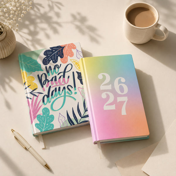 Tallon Academic Hardback Diary - B5 - 26/27 Dated Designs