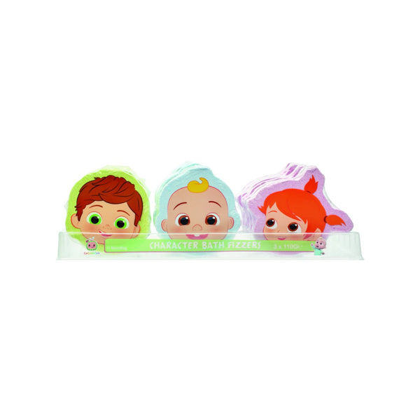 Cocomelon Assorted Characters Bath Fizzers | Character-Shaped, Assorted Colours