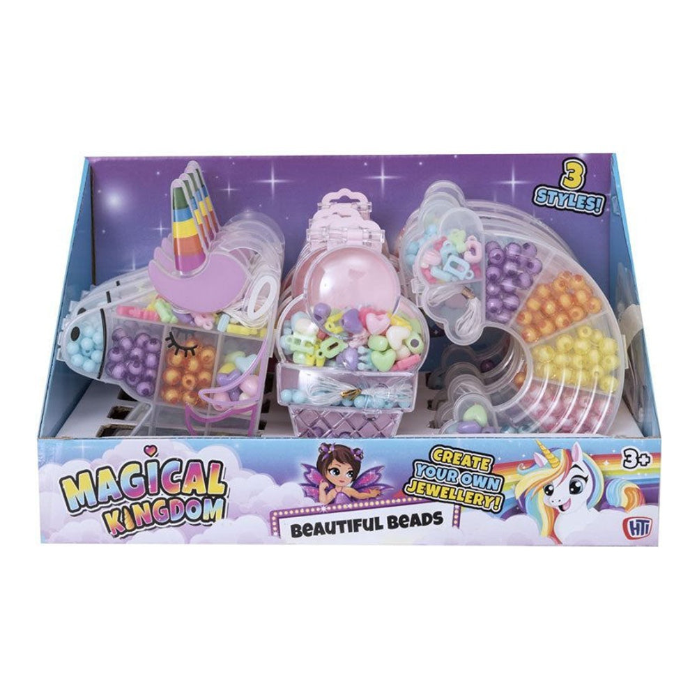 Magical Kingdom Beautiful Beads Jewellery Kit | Assorted Designs, Ages 3+