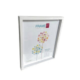 Frame It Annie Flat White Frame 8x10 | Elegant Home Decor