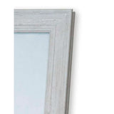 Frame It Millie Cream Woodgrain Photo Frame | 5 x 7 Inch, Dual Orientation