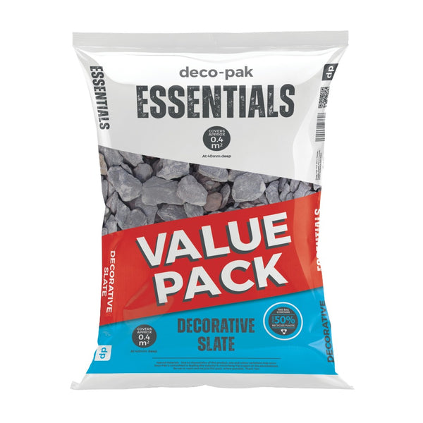 Simply Stone Decorative Slate Chippings | Covers 0.4 m² at 40 mm Depth