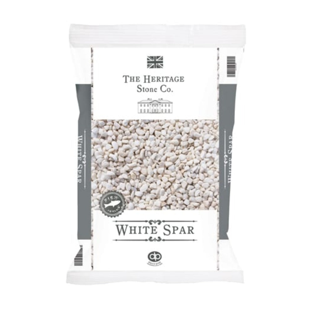 Heritage White Spar Stone Chippings | Choice Stores
