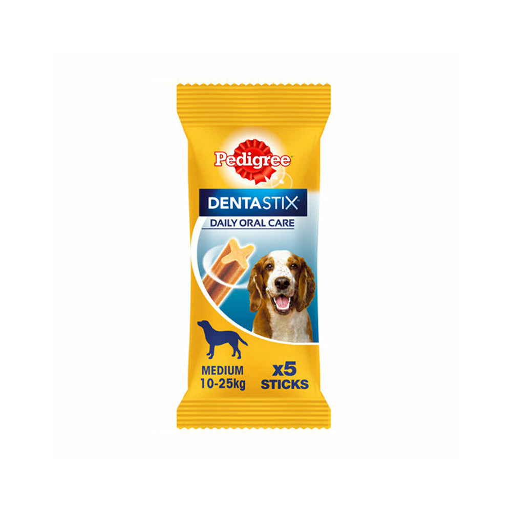 Pedigree Dentastix Medium Dental Dog Chews | Pack of 5, 128g