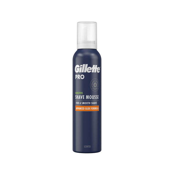 Gillette Pro Sensitive Shaving Mousse | Advanced Glide Formula, Pump Dispenser