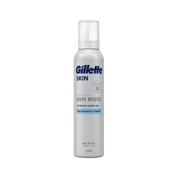 Gillette Skin Ultra Sensitive Shave Mousse | Alcohol and Dye Free, Shea Butter