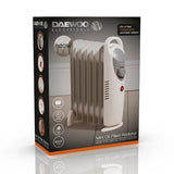 Daewoo Mini Oil Filled Radiator - 6 Fin 800W