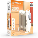Daewoo Mini Oil Filled Radiator - 6 Fin 800W