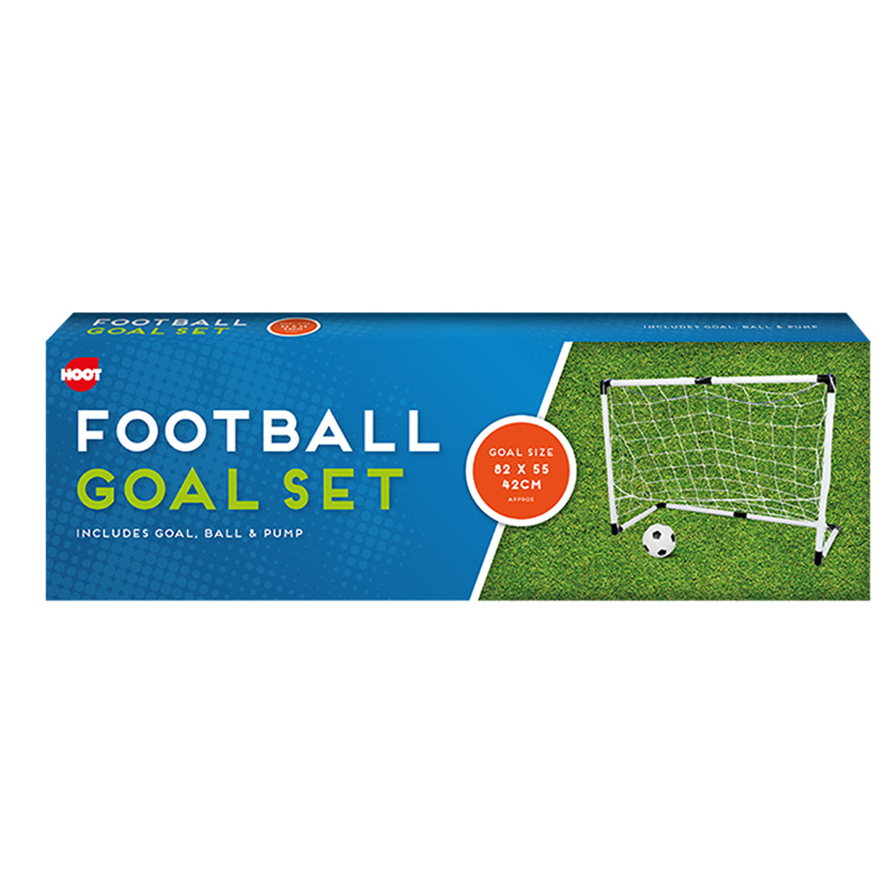 Hoot Football Goal Set | Includes Goal, Ball &amp; Pump