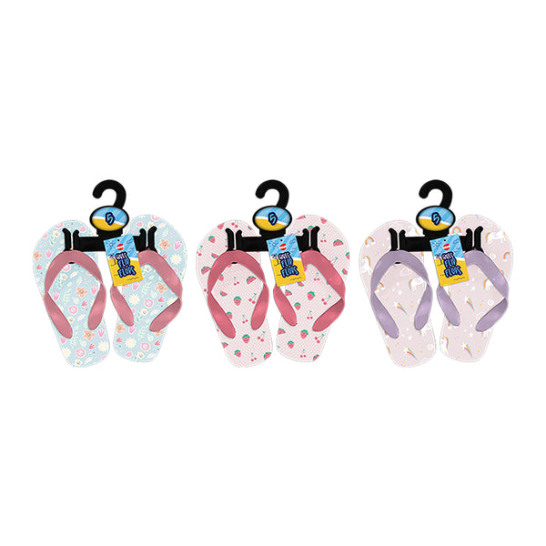 Hoot Girls Printed Flip Flops Sandals | Printed Footwear for Girls