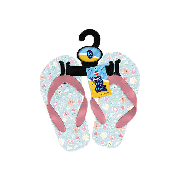 Hoot Girls Printed Flip Flops Sandals | Printed Footwear for Girls