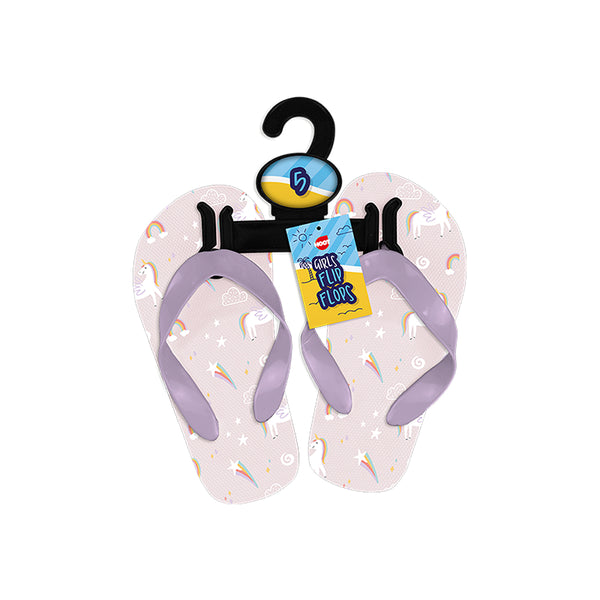 Hoot Girls Printed Flip Flops Sandals | Printed Footwear for Girls