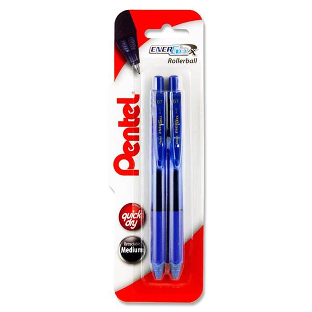 Pentel Energel X BI107 Roller Ball Gel Pens | 0.7mm | Pack of 3
