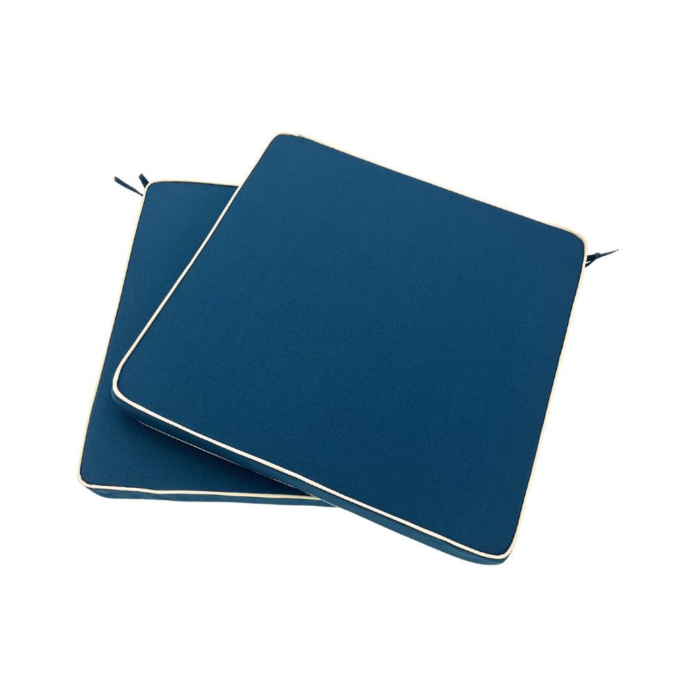 Culcita Carver Pad Double Piped Navy | Pack of 2 - Choice Stores