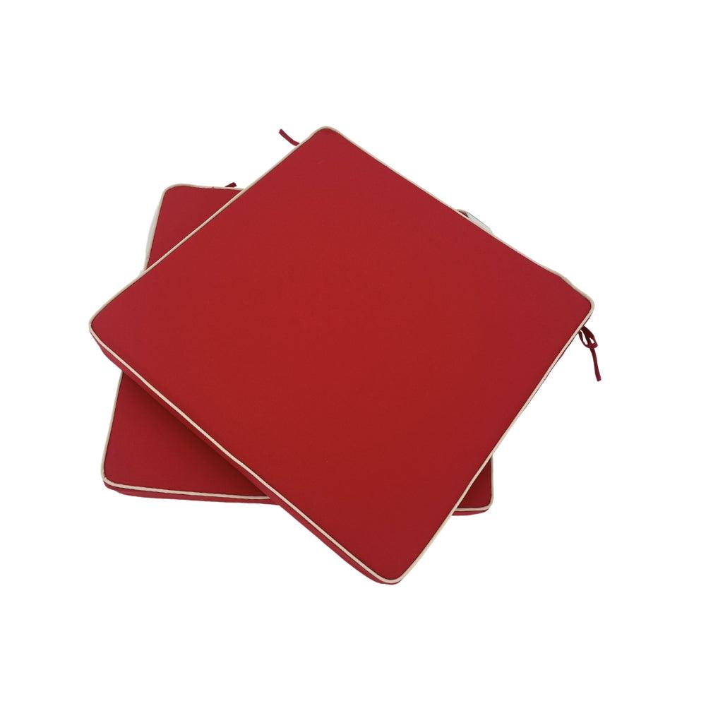 Culcita Carver Pad Double Piped Red | Pack of 2