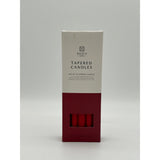 Red Unscented Tapered Candles - 10 Pack