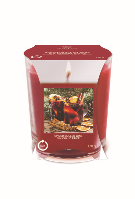 Baltus Spiced Mulled Wine Scented Candle | 45 Hour Burn Time, 170g