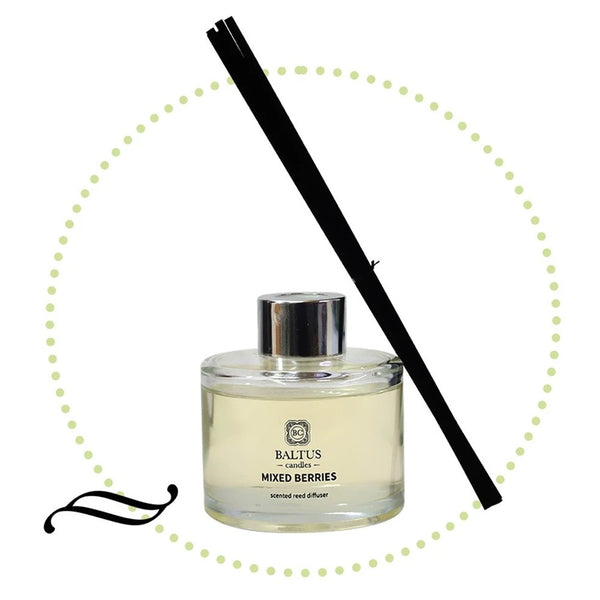 Baltus Mixed Berries Luxury Reed Diffuser | 100ml, Flameless